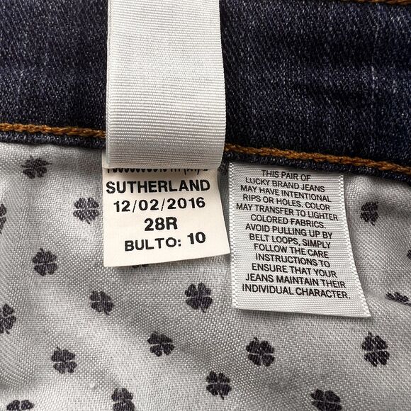 Lucky Brand Sweet Straight Jeans 6 28 Medium Wash Mid Rise 31 Inseam - Picture 7 of 15